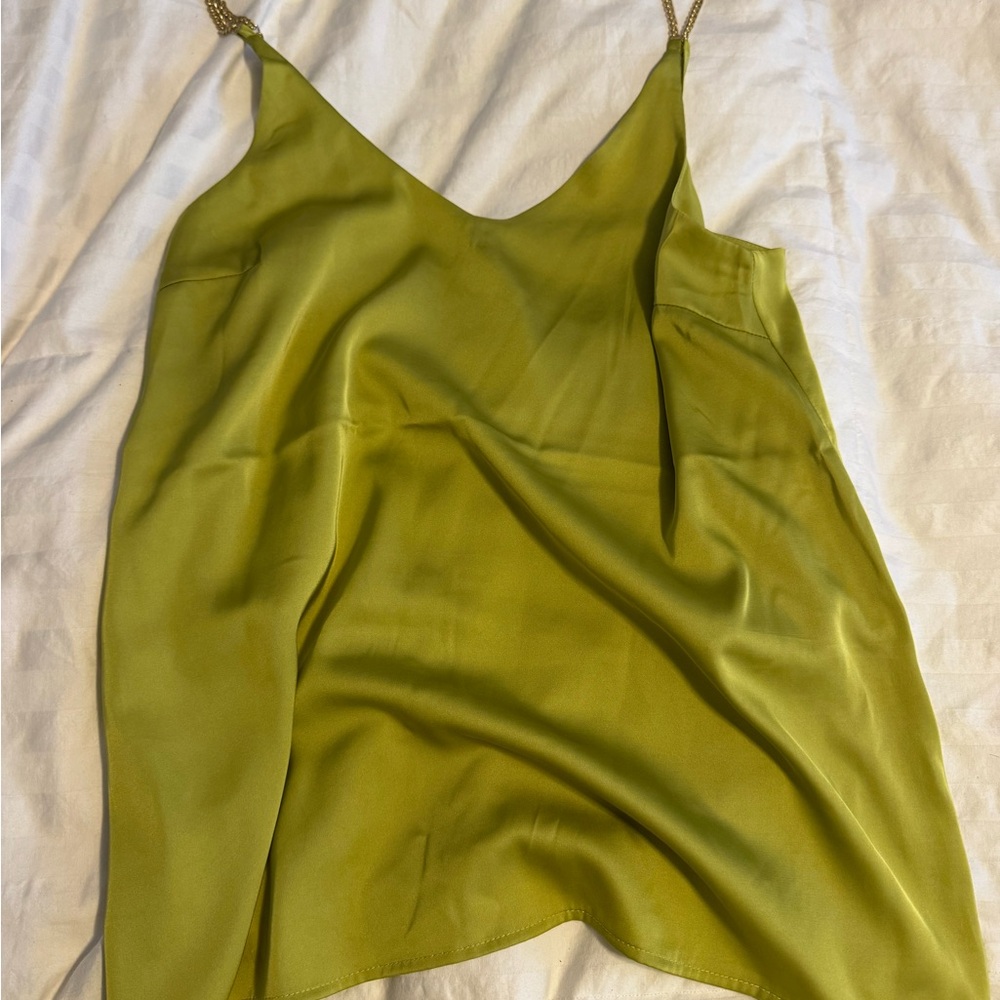 Elegant Olive Green Women's Top